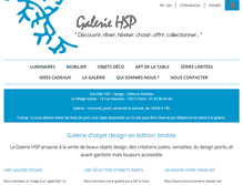 Tablet Screenshot of galerie-hsp.com